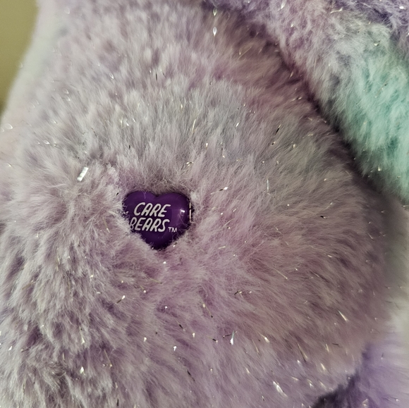 2022 Care Bears 14" 40th Anniversary Care-a-Lot Bear Plush Toy - Picture 6 of 7